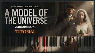 A MODEL OF THE UNIVERSE from 'A Theory of Everything' by Johann Johannsson | Piano Tutorial (Part 1)