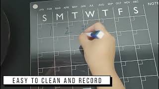 Magnetic Acrylic Fridge Calendar - Jayi Acrylic