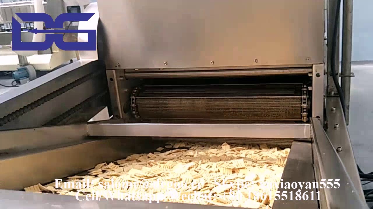 Continuous Frying Wheat Flour Puff Food Extruder Puffed Wheat Snacks