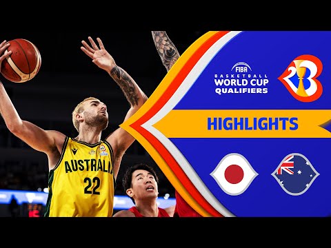 🇯🇵 JPN vs. 🇦🇺 AUS | Basketball Highlights - #FIBAWC 2023 Qualifiers