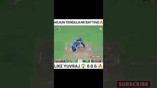 Arjun Tendulkar Batting | #shorts #youtubeshorts #viralvideo