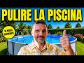 COME PULIRE UNA PISCINA BESTWAY O INTEX: svuotamento e smontaggio.