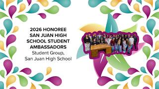 San Juan High School Ambassadors: Spirit of San Juan 2026 Honoree