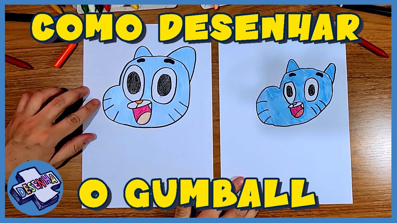 como-desenhar-o-gumball-desenha-youtube