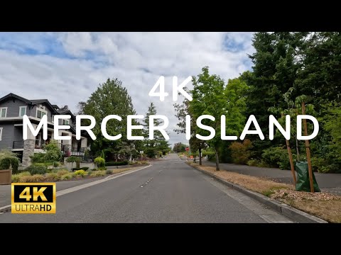 4K Drive in Mercer Island | Washington, USA