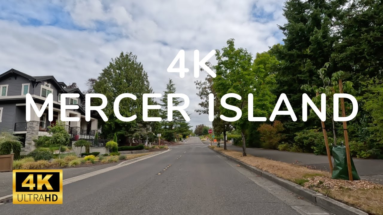 4K Drive in Mercer Island | Washington, USA