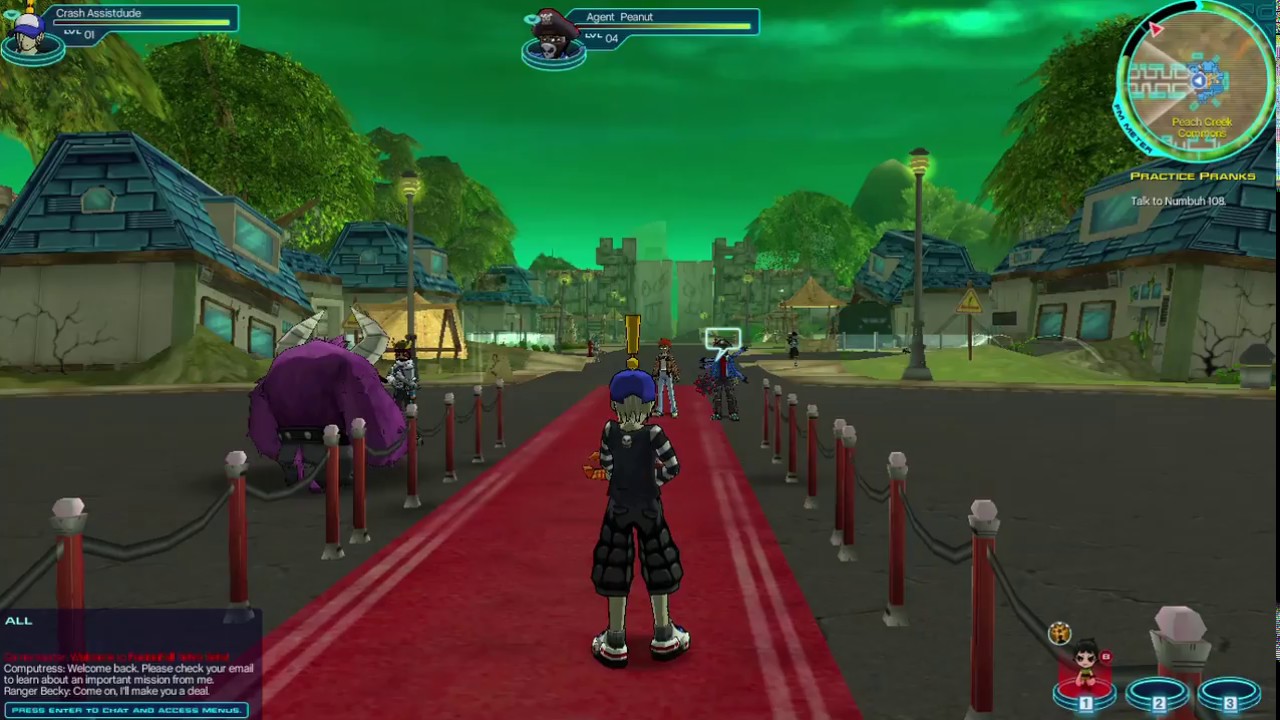 Walk from Peach Creek Commons to Sector V - FusionFall Retro "Sneak Peek"