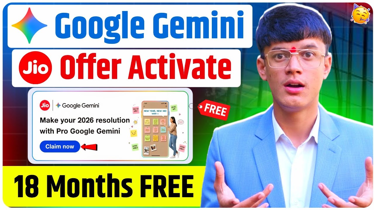 🚨 JIO ने दे दिया 18 Months FREE Gemini Subscription 😱 | ऐसे Activate करें 100% Working Trick! 🤯