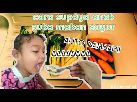 Video: Cara Mengajari Anak Makan Masakan Sayur Vegetable