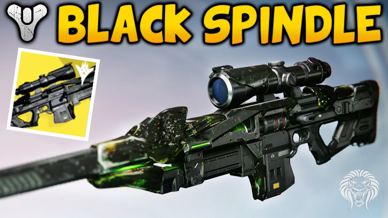 Destiny BLACK SPINDLE GAMEPLAY! New Exotic Sniper Rifle Fully Upgraded