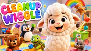 The Cleanup Wiggle 🧸 | Cleanup Song for Toddlers | Lulu Lamb