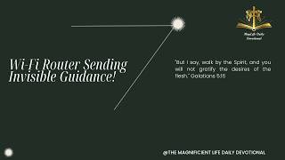 Download Lagu Wi-Fi Router Sending Invisible Guidance! |Magnificent Life Daily Devotion Download Lagu Wi-Fi Router Sending Invisible Guidance! |Magnificent Life Daily Devotion