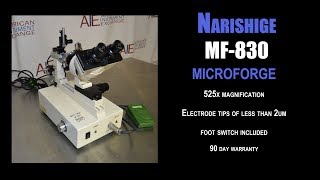 Narishige MF-830 microforge (4705CC SCOPE)