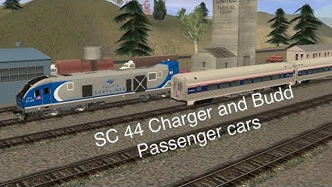 Trainz Driver 2 | New Amtrak SC44 Charger and Amtrak Budd Passenger Cars