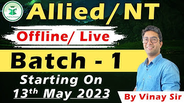 Allied/ NT | Offline/ Live Online Batch- 1 | Starting from 13th May 2023 | CivilsTap Himachal