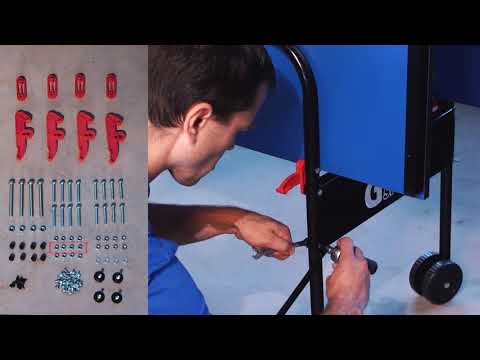 Тенісний стіл для закритих приміщень Athletic Strong "GSI-sport", видео 2