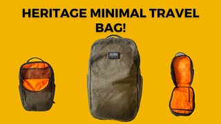 Trakke Storr 2.0 25l Review - Heritage Minimal Travel Backpack! (Goruck and Evergoods Alternative)