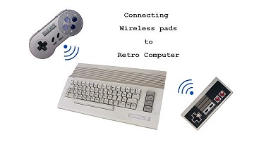 Connecting wireless SNES NES Gamepads to C64