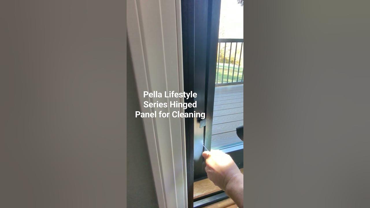 How to open your Pella Lifestyle Series patio door with builtin blinds