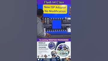 FLASH 64 ISP ADAPTER MODIFICATION EMMC UFS & SAMSUNG EXYNOS CPU 100% HOW TO USE ISP #mbtinstitute