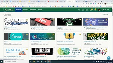 Schoology Import from Resources or Archived Course