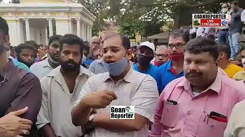 Goan Reporter News:: Chetan Kamat taxi owners association comments at ongoing agitation in panjim