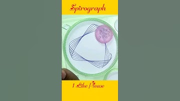 Simple spirograph design Geometric shape569 #shape #art #ytshort #funnypa #shorts #ytshort #tranding