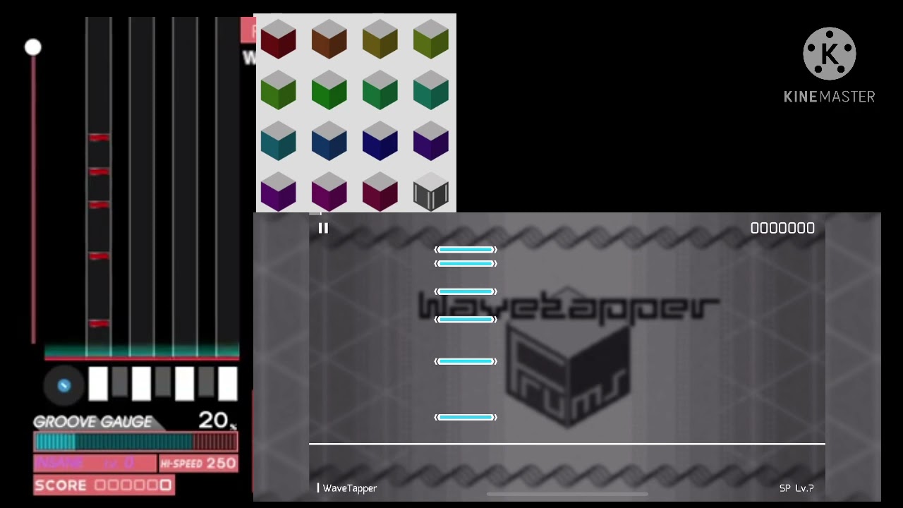 【Phigros】Wavetapper(sp:?) BMSとの譜面比較