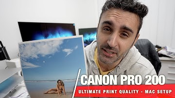 Canon Pro 200 - Best Printer Settings Guide | No Lines - No Print Artefacts 🖨️