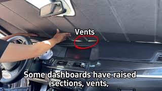 Intro-Tech Custom Folding Sun Shade Installation