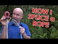 How I SPLICE ROPE! Either on the tracks or at home!