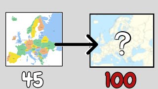 Splitting Europe in 100 Countries...