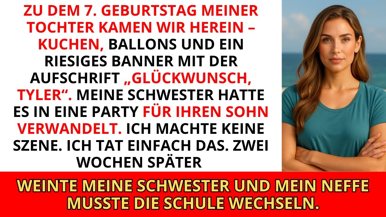 Meine Schwester stahl den Geburtstag meiner Tochter – und bereute es.