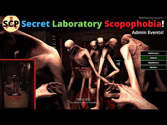 5 AM SCP-096 Rampage In SCP: Secret Laboratory!!! 