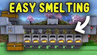 Minecraft Super Smelter 26.2 [UPDATED] | Infinite Furnace Array (Easy & Automatic)