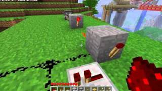 Minecraft Rapid Fire Arrow Dispenser Trap - Part 1: Setup