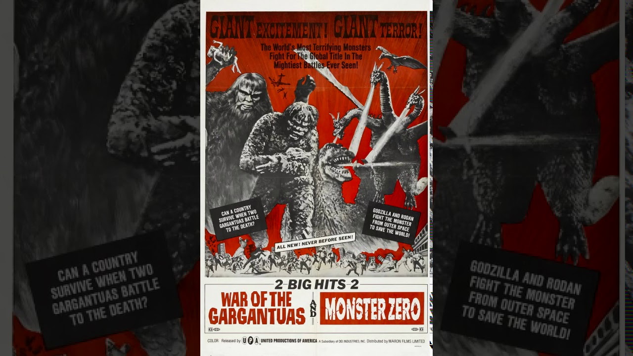 The War of the Gargantuas & Monster Zero - U.S. Radio Spot - YouTube
