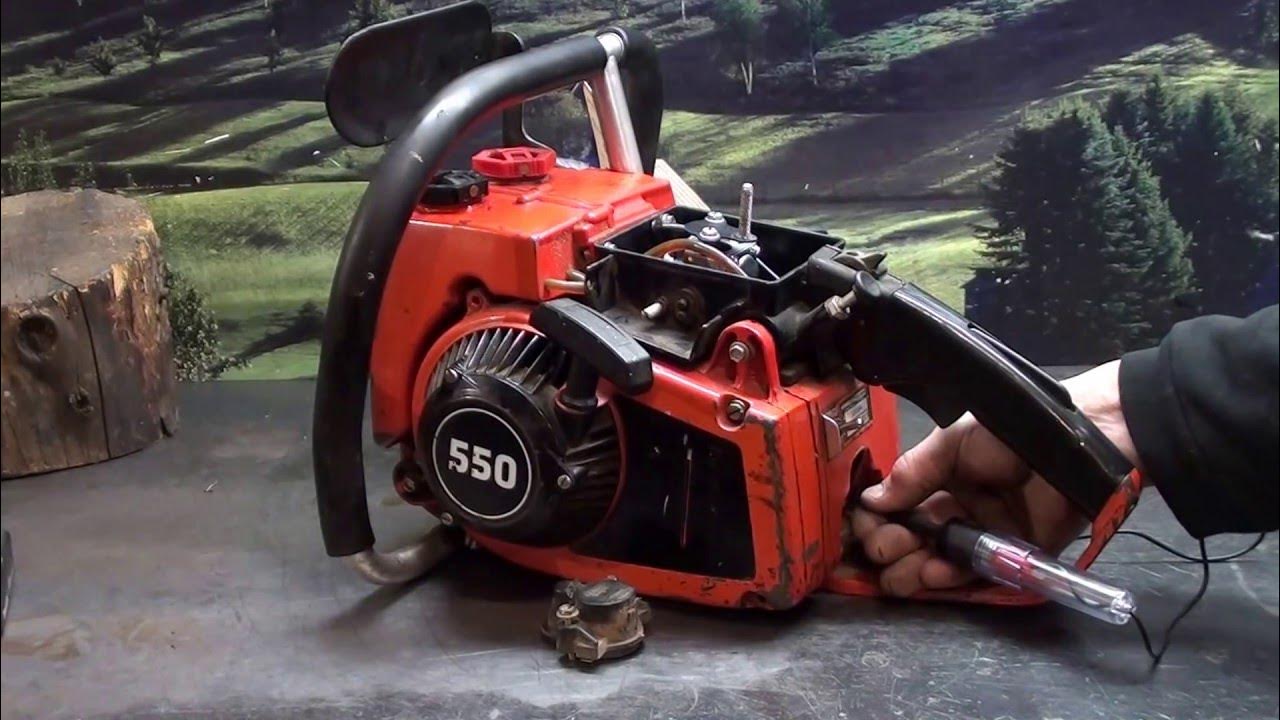 The chainsaw guy shop talk testing homelite 750 550 360 chainsaw ignition YouTube