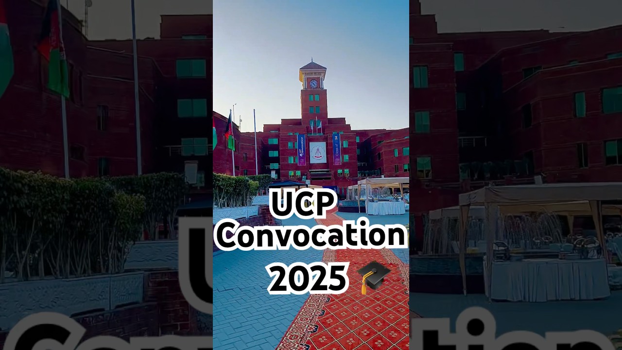 Ucp Convocation 2025🎓 