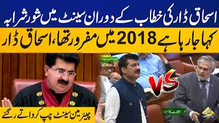 DR Shahzad Waseem VS Ishaq Dar in Senate | Shocking Debate in Session | Heated Debate | Capital Tv