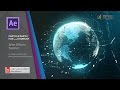 Particle earth hud using stardust  after effects tutorial