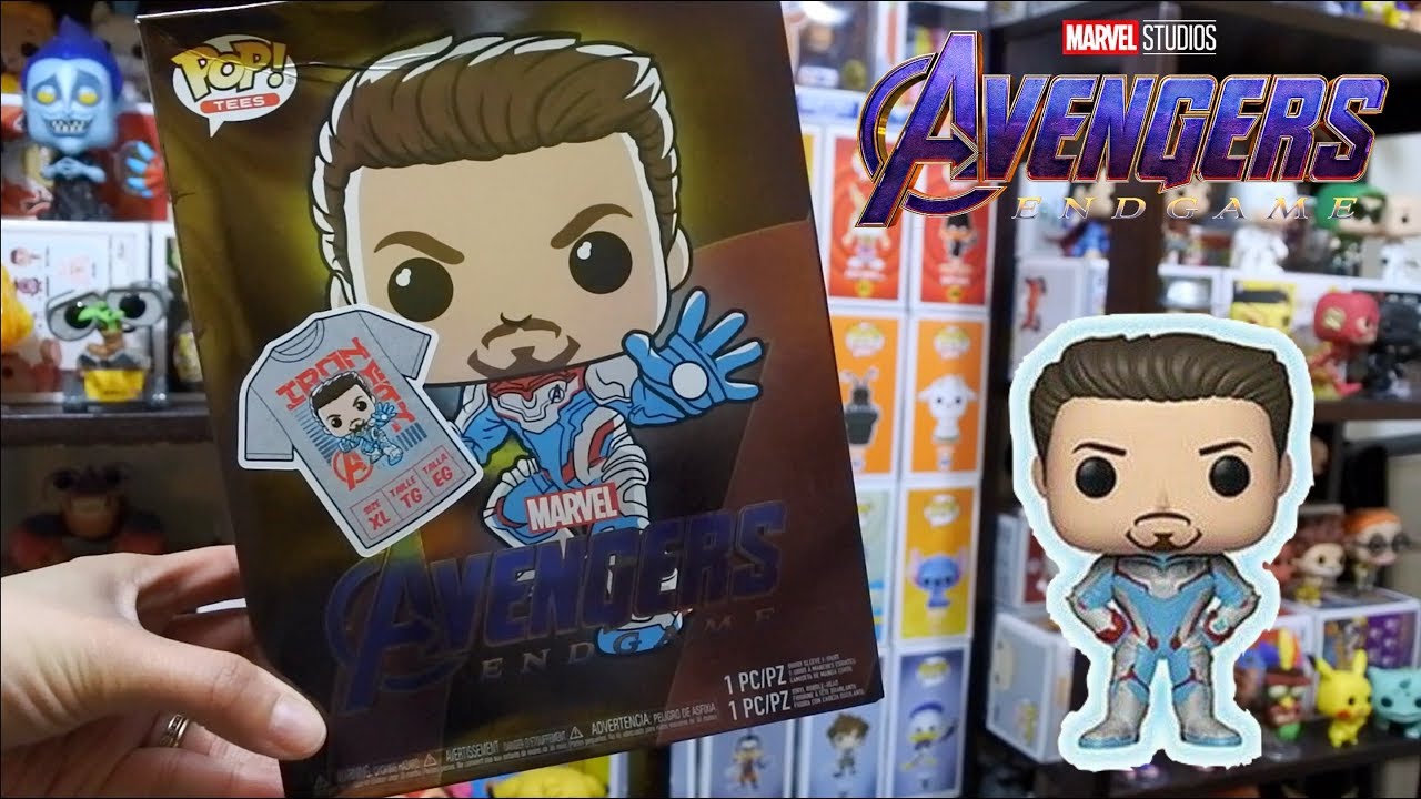 funko pop & tee collectors box marvel avengers endgame