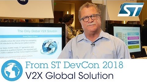 ST DevCon 2018: V2X Solution with AutoTalks