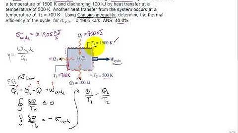 me3293 Clausius inequality for abstract power plant calc eff th