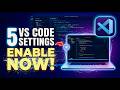 Hidden VS Code Settings That Instantly Improve Productivity