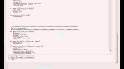 w2 ajax contat form wordpress 2.0 : create my own css theme