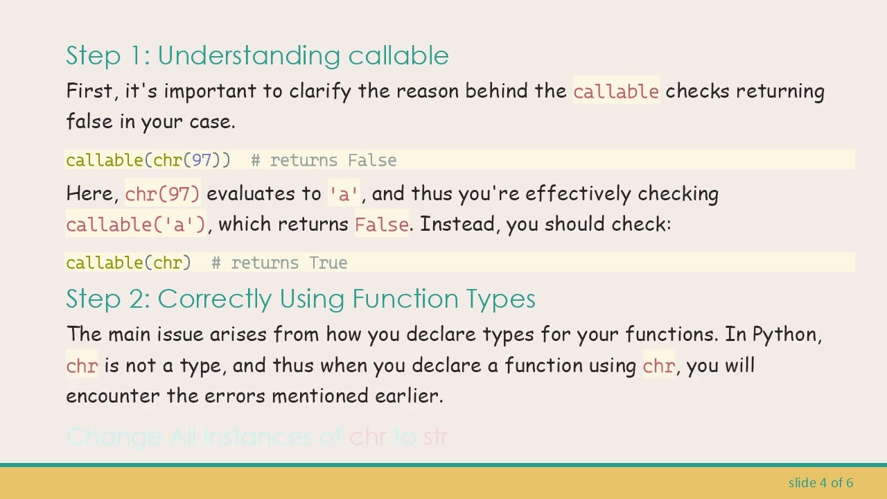 Understanding Why builtin functions Are Not Callable in Python