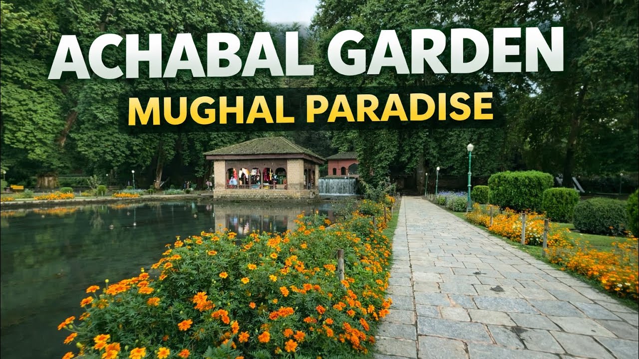 This Mughal Garden in Kashmir Feels Unreal | Achabal Garden