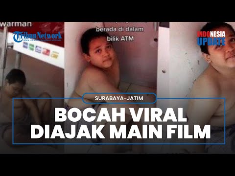 Viral Bocah Telanjang Dada Ngadem di ATM, Pengunggah Sebut Sang Bocah Ditawari Sutradara Main Film
