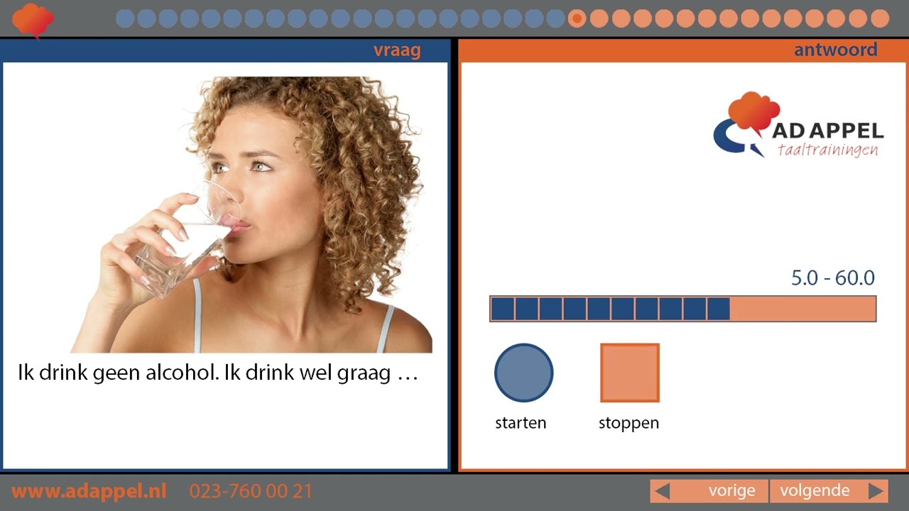 Aanvulzinnen serie 6 - Spreekvaardigheid A1